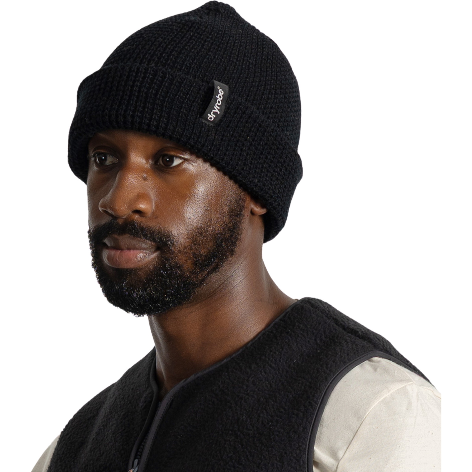 2026 Dryrobe Waffle Beanie DBNEWAFF - Black